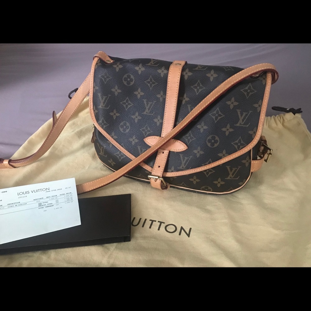 💯Authentic Louis Vuitton Saumur MM (30) w/receipt